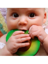 Mordedor de Caucho Natural Arnold El Aguacate Oli&Carol - Aúpa Organics