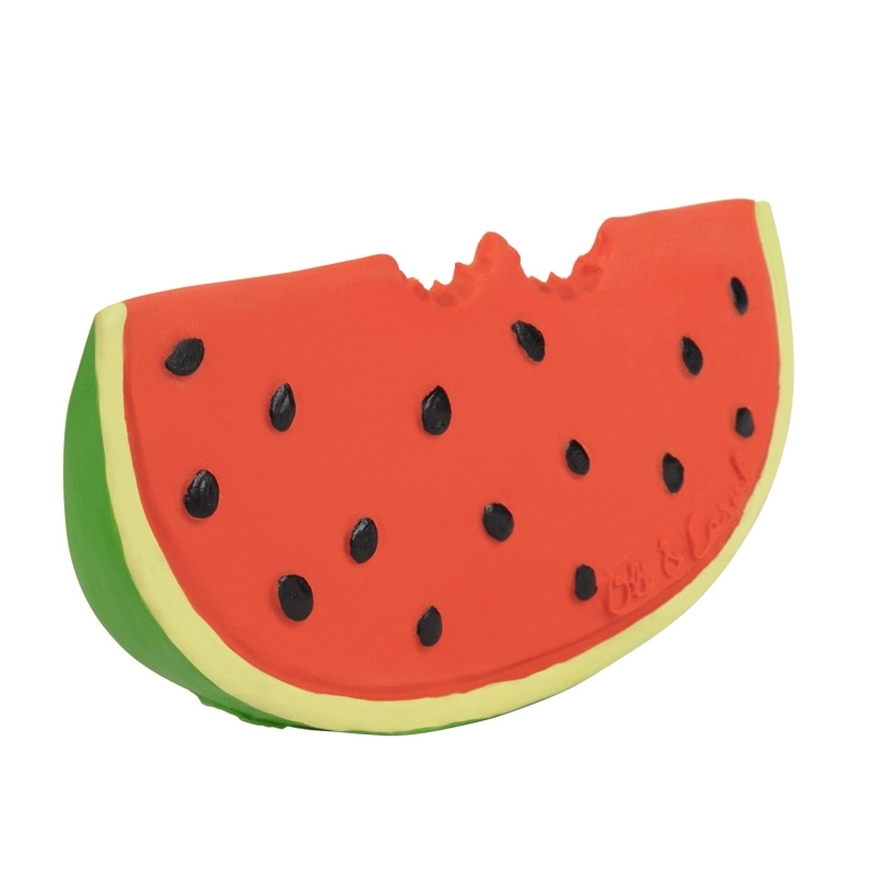 Mordedor de Caucho Natural Wally La Sandía Oli&Carol - Aúpa Organics
