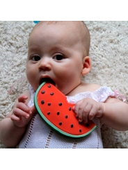 Mordedor de Caucho Natural Wally La Sandía Oli&Carol - Aúpa Organics