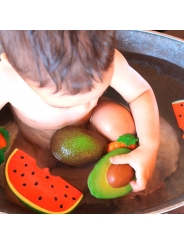 Mordedor de Caucho Natural Wally La Sandía Oli&Carol - Aúpa Organics