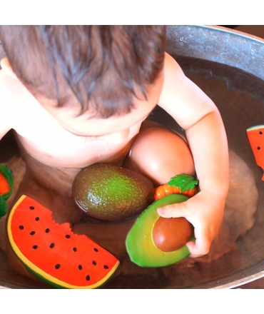 Mordedor de Caucho Natural Wally La Sandía Oli&Carol - Aúpa Organics