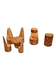 Cocinita de Madera para la Casa del Árbol