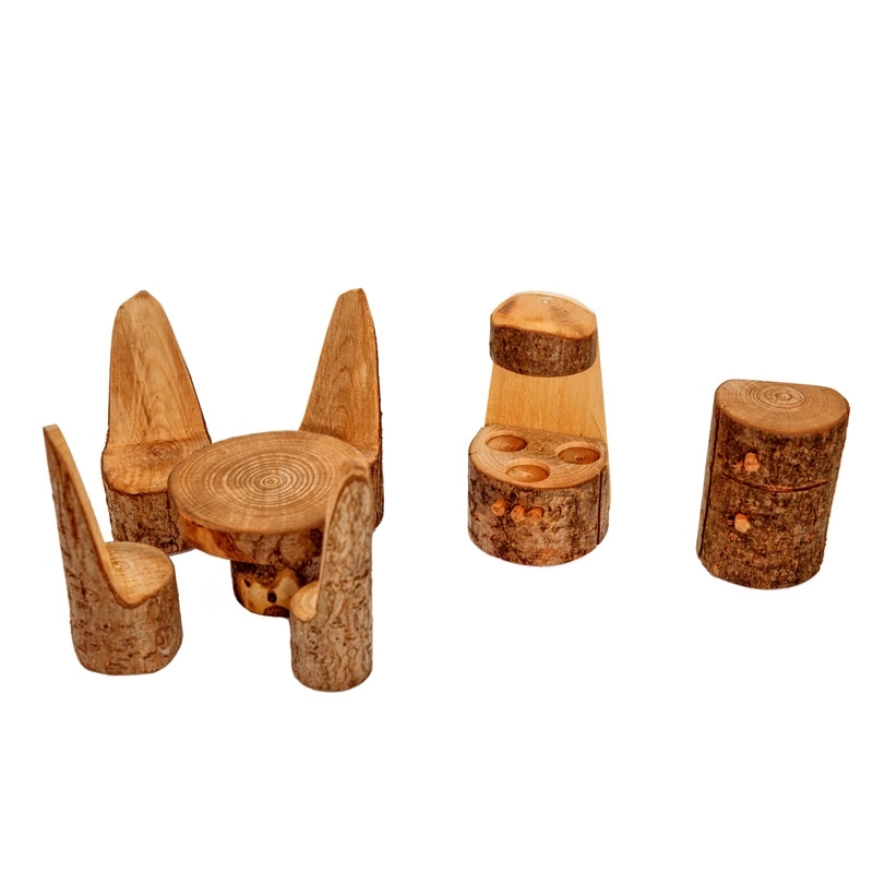 Cocinita de Madera para la Casa del Árbol