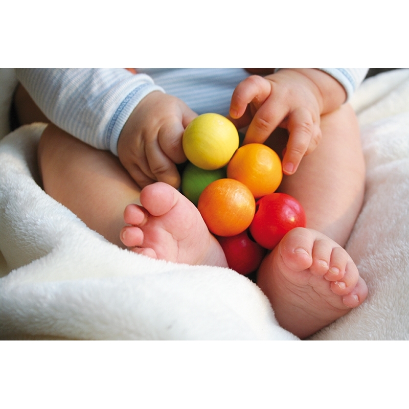 Sonajero Pulsera de Bolas Arco Iris - Grimm's