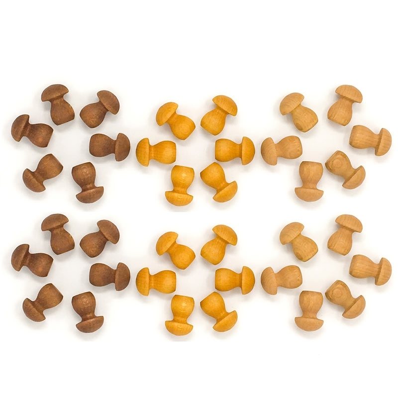 36 Piezas para Mandala - Setas Marrones