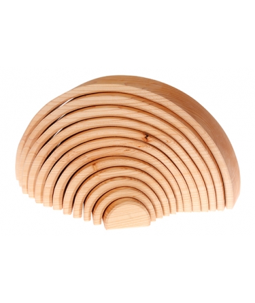 Arco Iris Waldorf Tamaño Grande de Grimms 12 piezas - Aúpa Organics