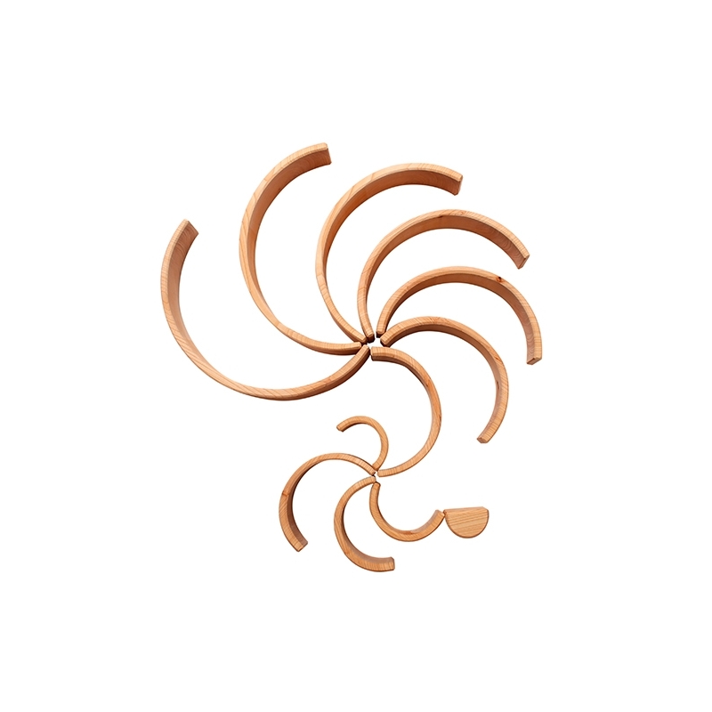 Arco Iris Waldorf Tamaño Grande de Grimms 12 piezas - Aúpa Organics