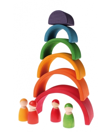 Arco Iris Waldorf de 6 piezas - Grimm's