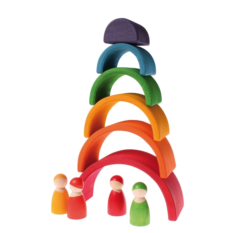 Arco Iris Waldorf de 6 piezas - Grimm's