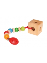 Sonajero Cubo con Cascabel de Grimm's - Aúpa Organics