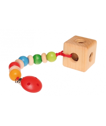 Sonajero Cubo con Cascabel de Grimm's - Aúpa Organics