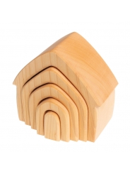 Casa Apilable de Madera Natural - Grimm's