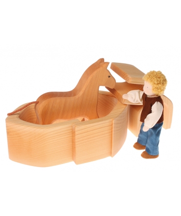 Casa Apilable de Madera Natural - Grimm's