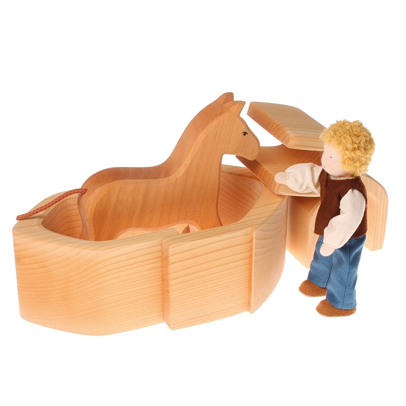 Casa Apilable de Madera Natural - Grimm's