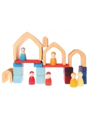 Casa Apilable de Madera Natural - Grimm's