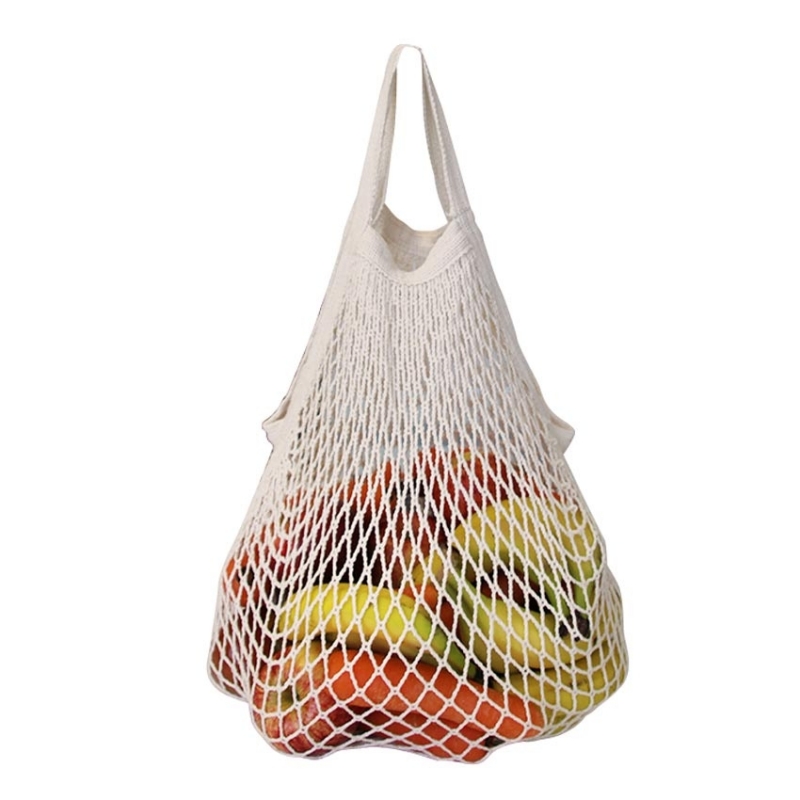 Bolsa de Red de Algodón Orgánico - Asa corta