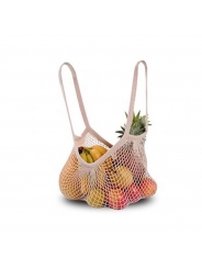 Bolsa de Red de Algodón Orgánico - Asa larga