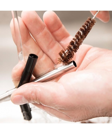 Pack de 4 Pajitas de Acero Inoxidable - Multicolor