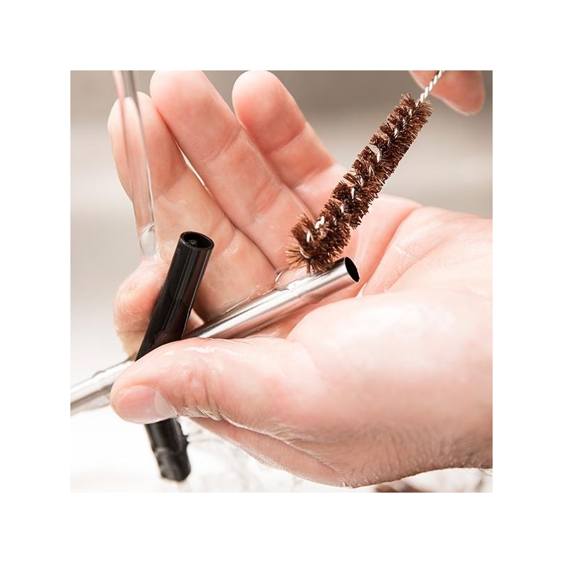 Pack de 4 Pajitas de Acero Inoxidable - Multicolor