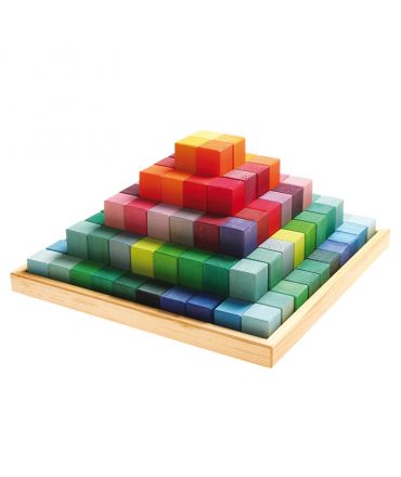 Juego de Construcción. Pirámide de Bloques Grande - Grimm's