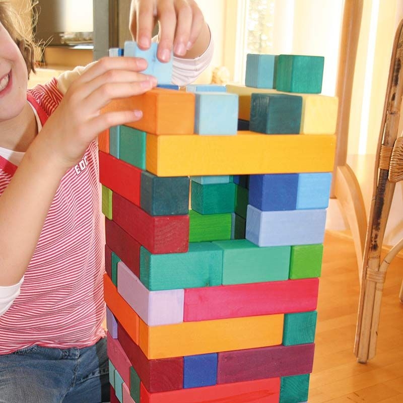Juego de Construcción. Pirámide de Bloques Grande - Grimm's