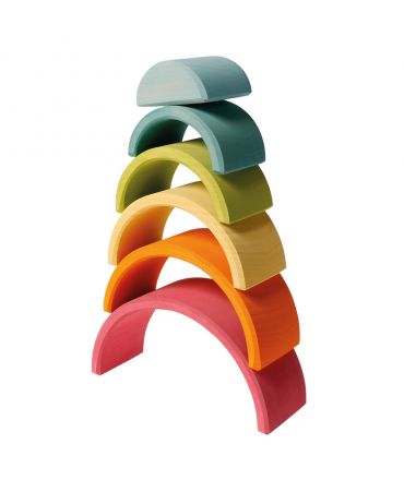 Arco Iris Pastel de 6 piezas