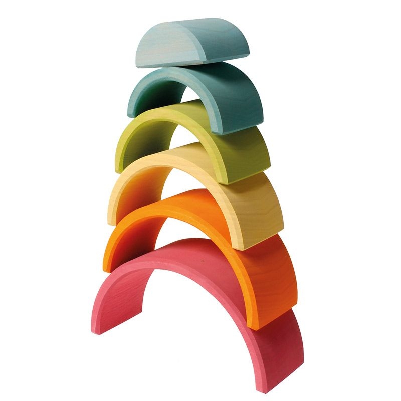 Arco Iris Pastel de 6 piezas