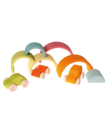 Arco Iris Pastel de 6 piezas