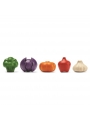 Set de Verduras de 5 Colores - Plan Toys