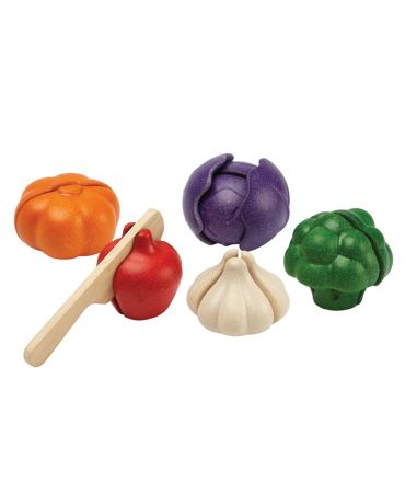 Set de Verduras de 5 Colores - Plan Toys