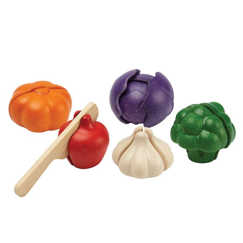 Set de Verduras de 5 Colores - Plan Toys