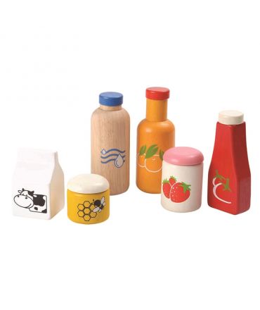 Comida y Bebida de Madera - Plan Toys