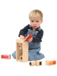 Bloques Arco Iris Translúcidos con Sonido - Aúpa Organics