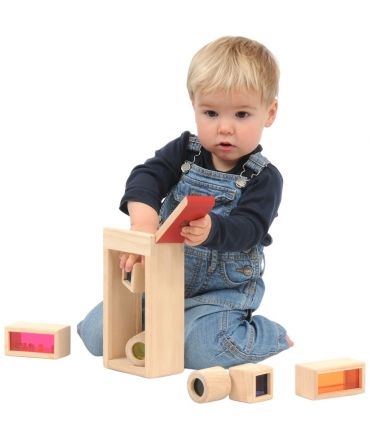 Bloques Arco Iris Translúcidos con Sonido - Aúpa Organics