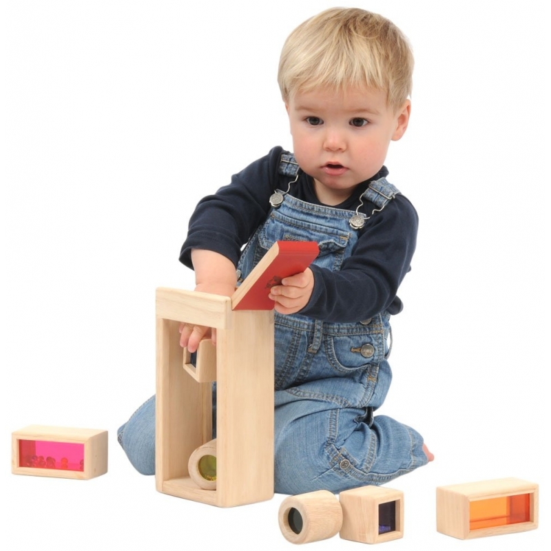 Bloques Arco Iris Translúcidos con Sonido - Aúpa Organics