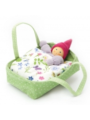 Muñeco Blutenbett en su Cuna - Nanchen Natur