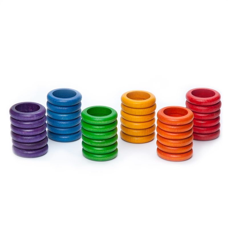 36 Anillas de 6 Colores - Grapat
