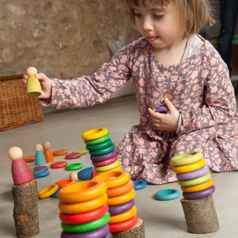 36 Anillas de 6 Colores - Grapat