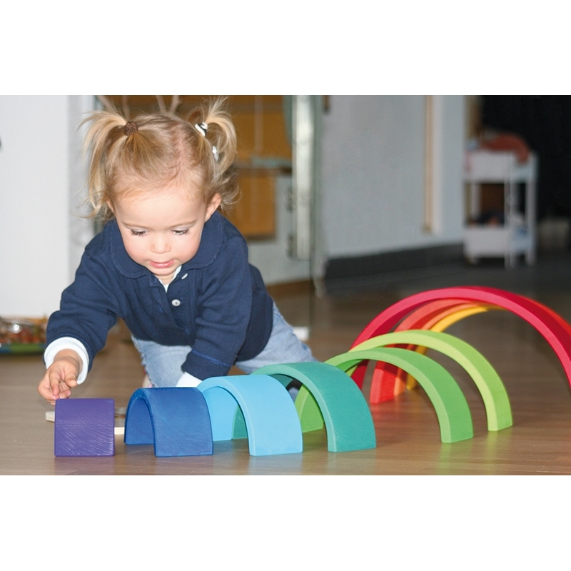 Arcoiris Waldorf grande de 12 piezas - Aúpa Organics