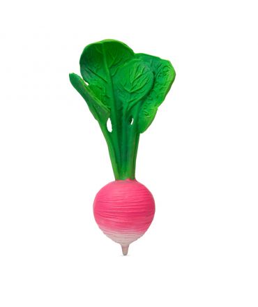 Mordedor de Caucho Natural Ramona El Rabanillo Oli&Carol - Aúpa Organics