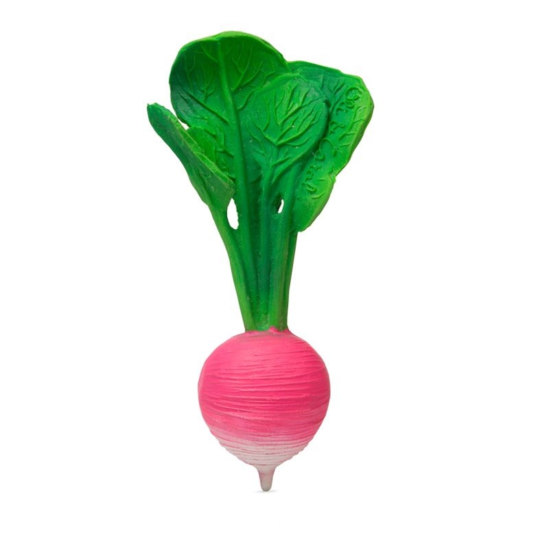 Mordedor de Caucho Natural Ramona El Rabanillo Oli&Carol - Aúpa Organics