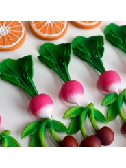 Mordedor de Caucho Natural Ramona El Rabanillo Oli&Carol - Aúpa Organics