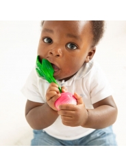 Mordedor de Caucho Natural Ramona El Rabanillo Oli&Carol - Aúpa Organics