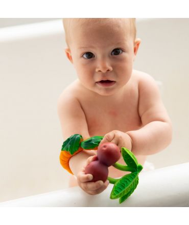 Mordedor de Caucho Natural Mery La Cereza Oli&Carol - Aúpa Organics