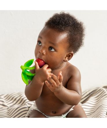 Mordedor de Caucho Natural Mery La Cereza Oli&Carol - Aúpa Organics