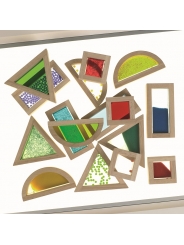 Juegos de bloques sensoriales Translúcidos| Aúpa Organics