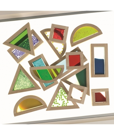 Juegos de bloques sensoriales Translúcidos| Aúpa Organics