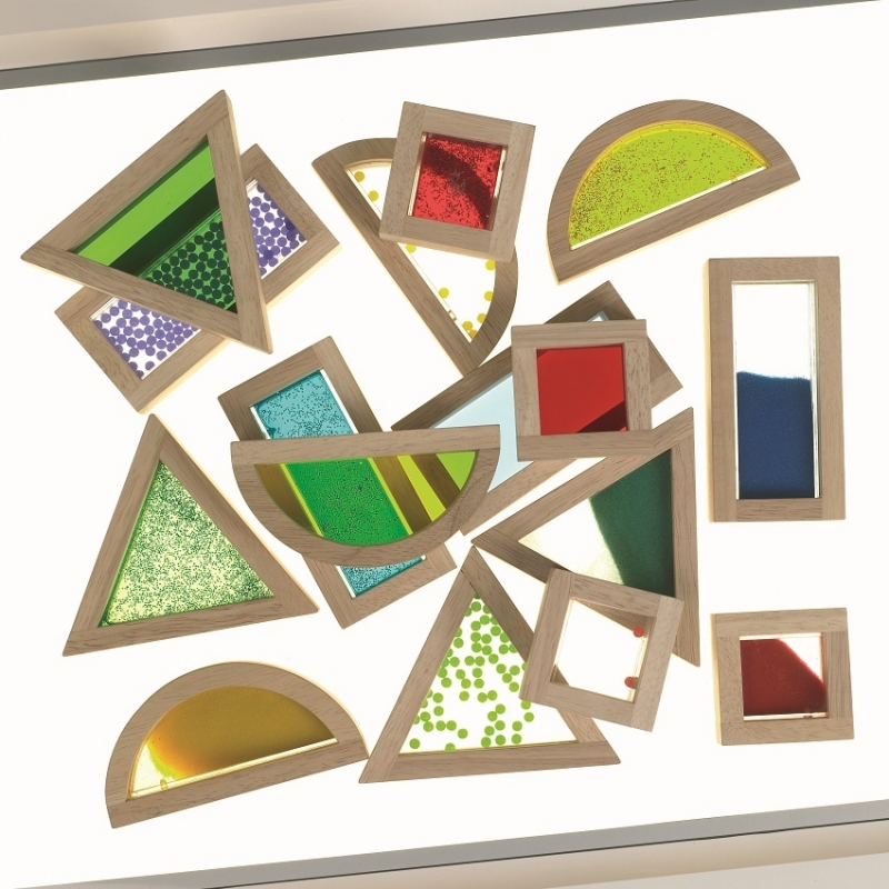 Juegos de bloques sensoriales Translúcidos| Aúpa Organics