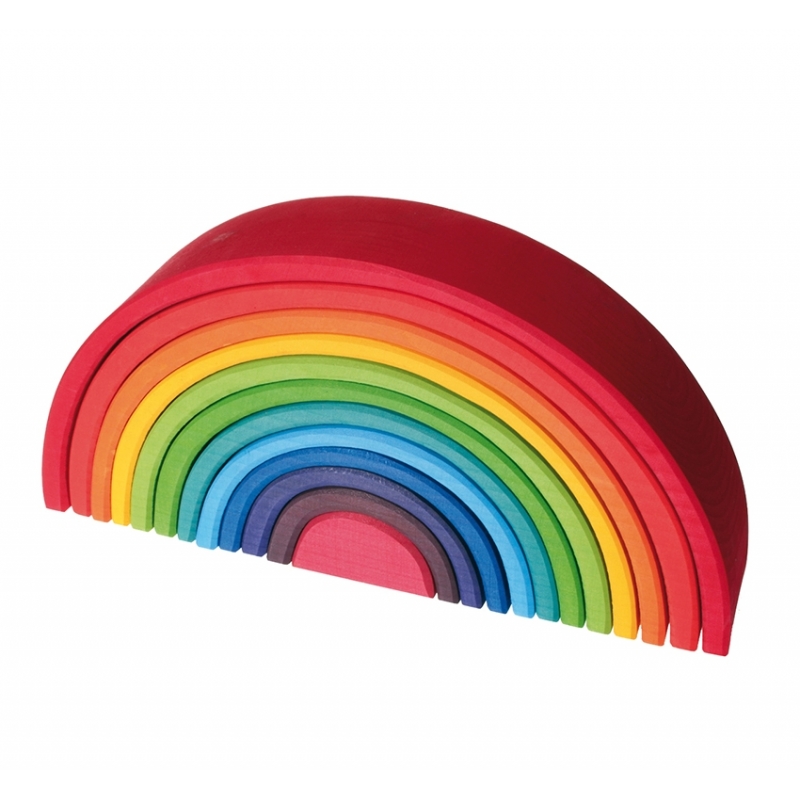 Arcoiris Waldorf grande de 12 piezas - Aúpa Organics