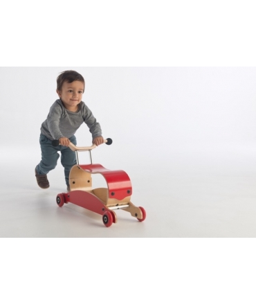 Correpasillos evolutivo de madera Wishbone | Aúpa Organics